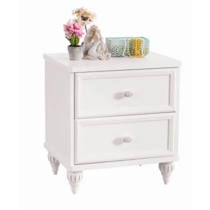 Picture Bedside table with original carved legs - Cilek