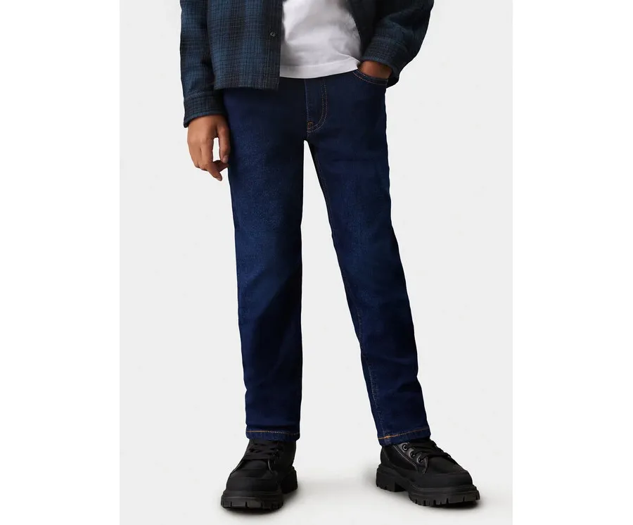 obrazek 1 Calvin Klein Jeans Jeansy Authentic IB0IB02188 Granatowy Regular Fit
