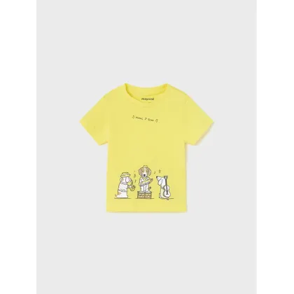 Zdjęcie Mayoral T-Shirt 1017 Żółty Regular Fit