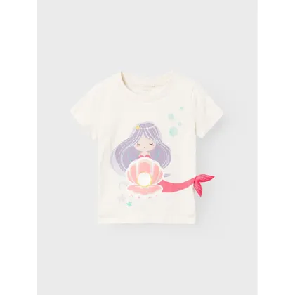 Zdjęcie NAME IT T-Shirt Zuzzie 13226878 Biały Regular Fit