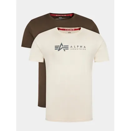 Zdjęcie Alpha Industries Komplet 2 t-shirtów Alpha Label T 2 118534 Kolorowy Regular Fit