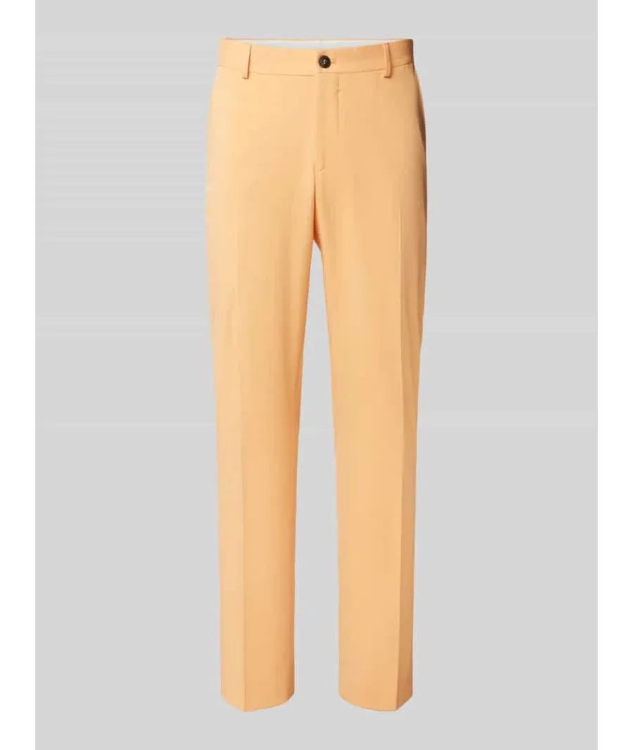 obrazek 1 Spodnie do garnituru o kroju slim fit w kant model ‘LIAM’