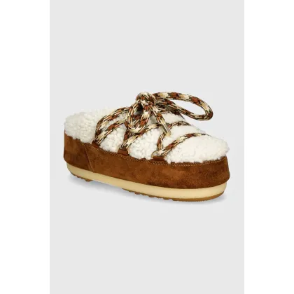 Zdjęcie Moon Boot kapcie MB MULE SHEARLING kolor brązowy 80D1460240 MA03