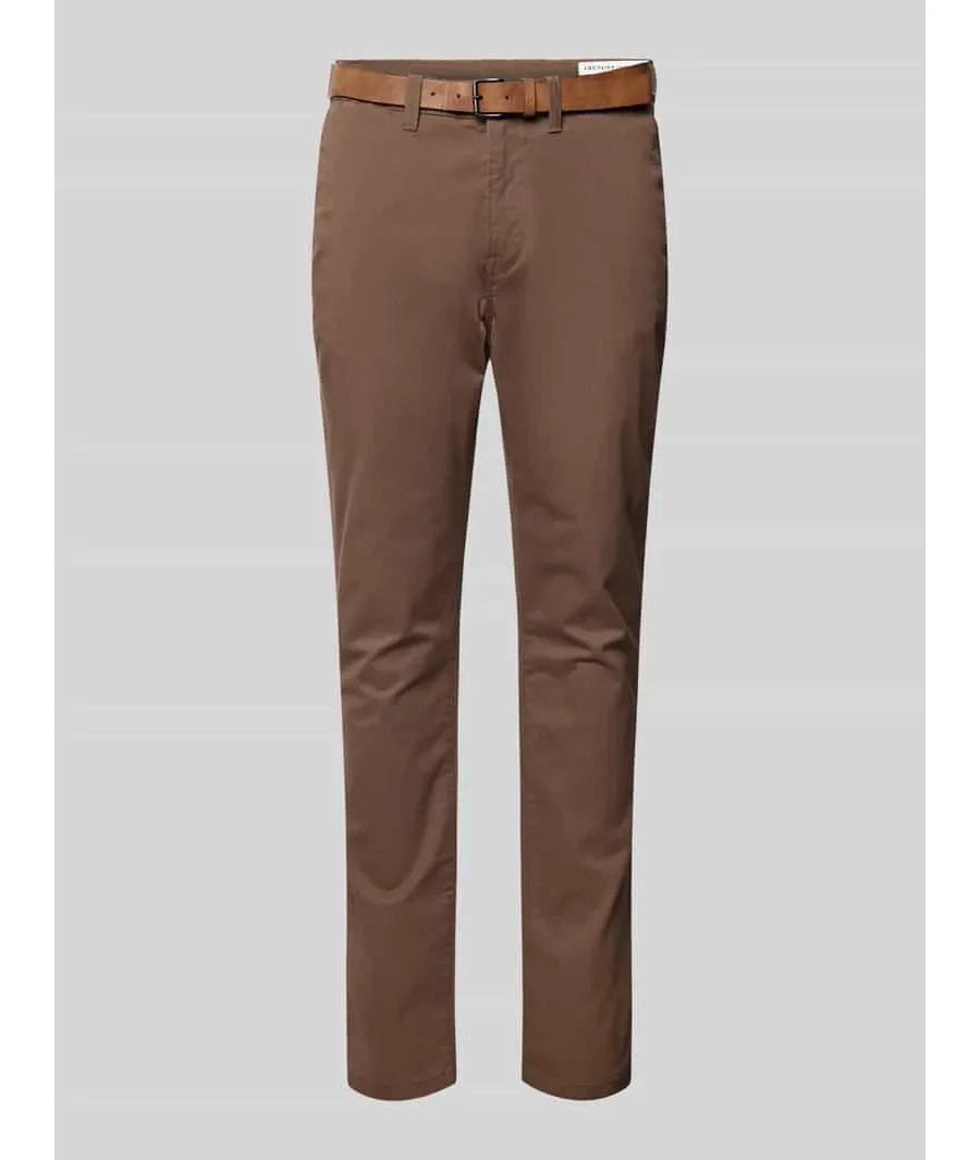 obrazek 1 Chinosy o kroju slim fit z paskiem