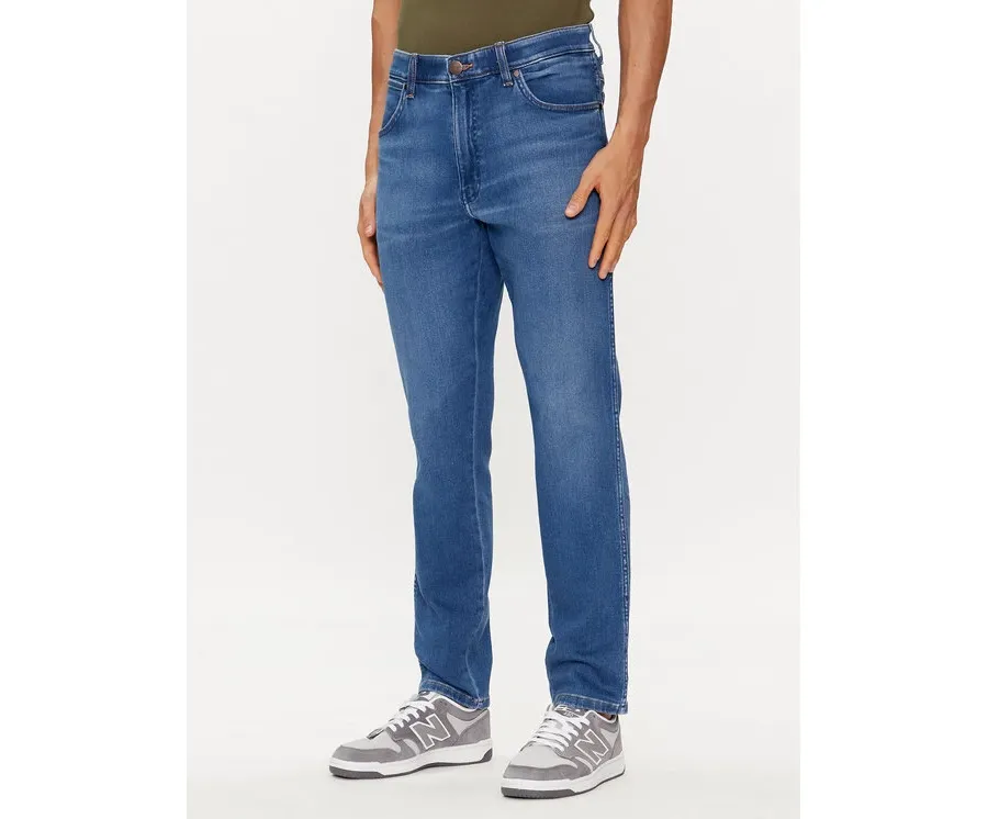obrazek 1 Wrangler Jeansy River 112352673 Niebieski Tapered Fit