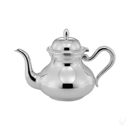 Picture Stylish silver teapot with a unique shape - Zaramella Argenti