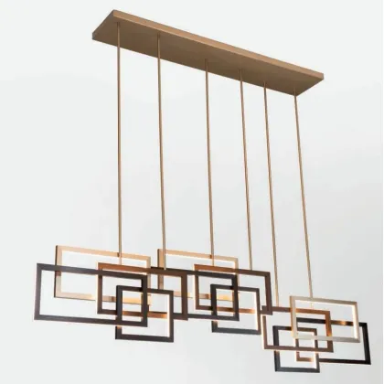 Picture A wonderful pendant lamp, Edge chandelier made of aluminum