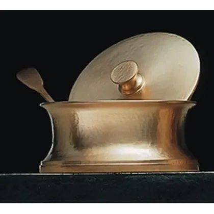 Zdjęcie Ekskluzywne naczynie ze srebra platerowanego złotem – Pampaloni