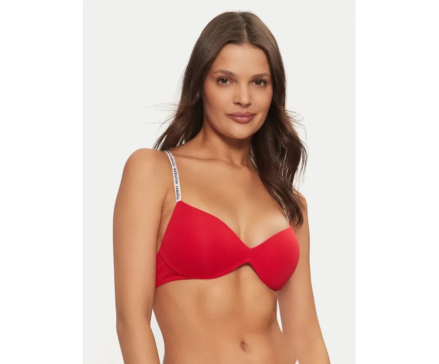 obrazek 1 Tommy Hilfiger Biustonosz push-up UW0UW05606 Czerwony