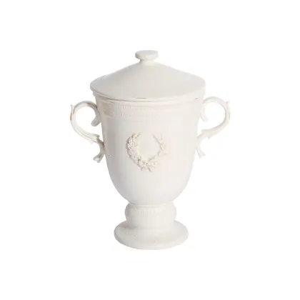 Zdjęcie Ceramiczna urna z uchwytami wykonana w stylu klasycznym - Virginia Casa