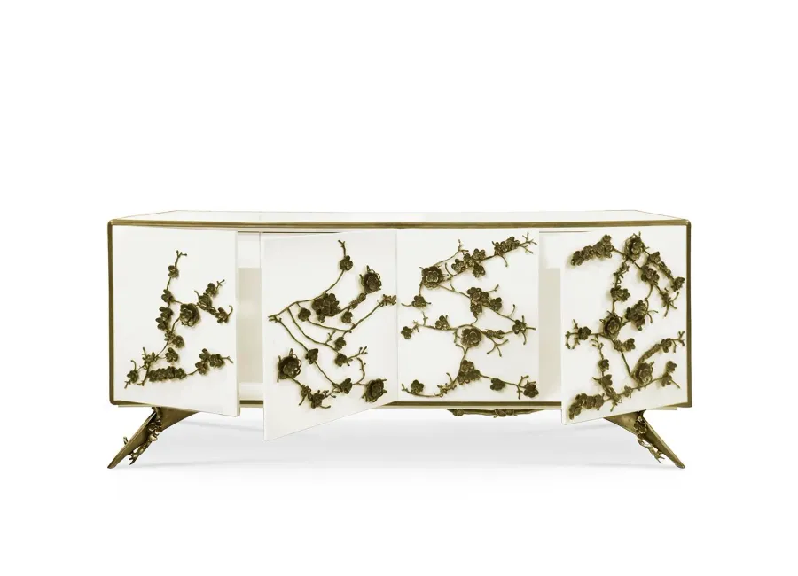 picture 6 Unusual chest of drawers for living room made of brass
