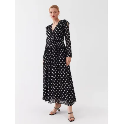 Zdjęcie KARL LAGERFELD Sukienka codzienna 230W1303 Czarny Regular Fit