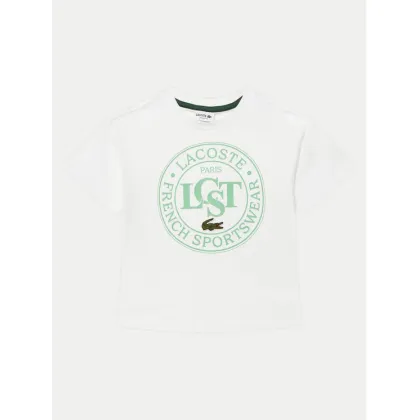 Zdjęcie Lacoste T-Shirt TJ2463 Biały Regular Fit