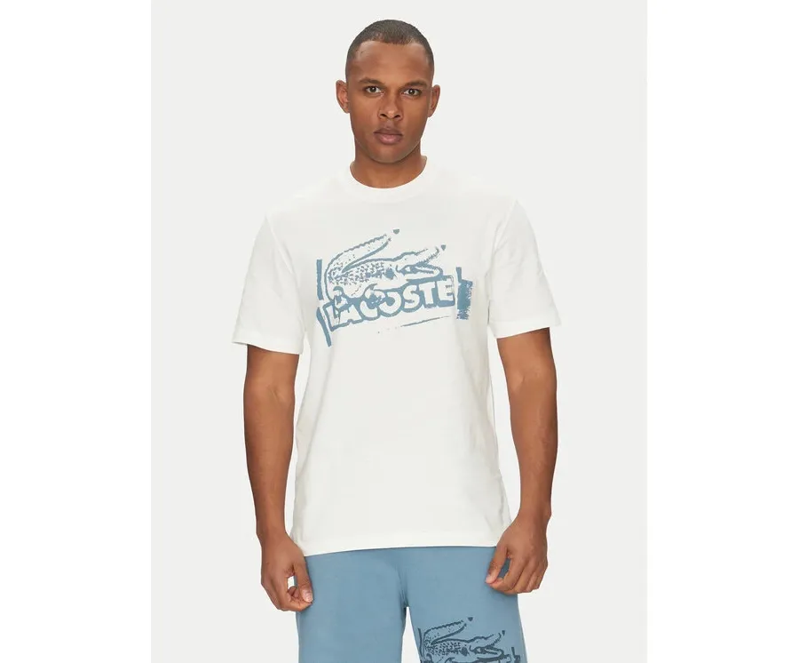 obrazek 1 Lacoste T-Shirt TH0284 Écru Classic Fit