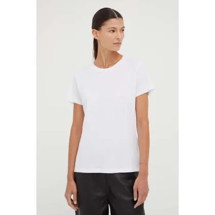 Zdjęcie Samsoe Samsoe t-shirt bawełniany SOLLY kolor biały F00012050