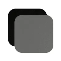 Zdjęcie Podkładka pod szklankę wykonana ze skóry w kolorze czarnym i szarym