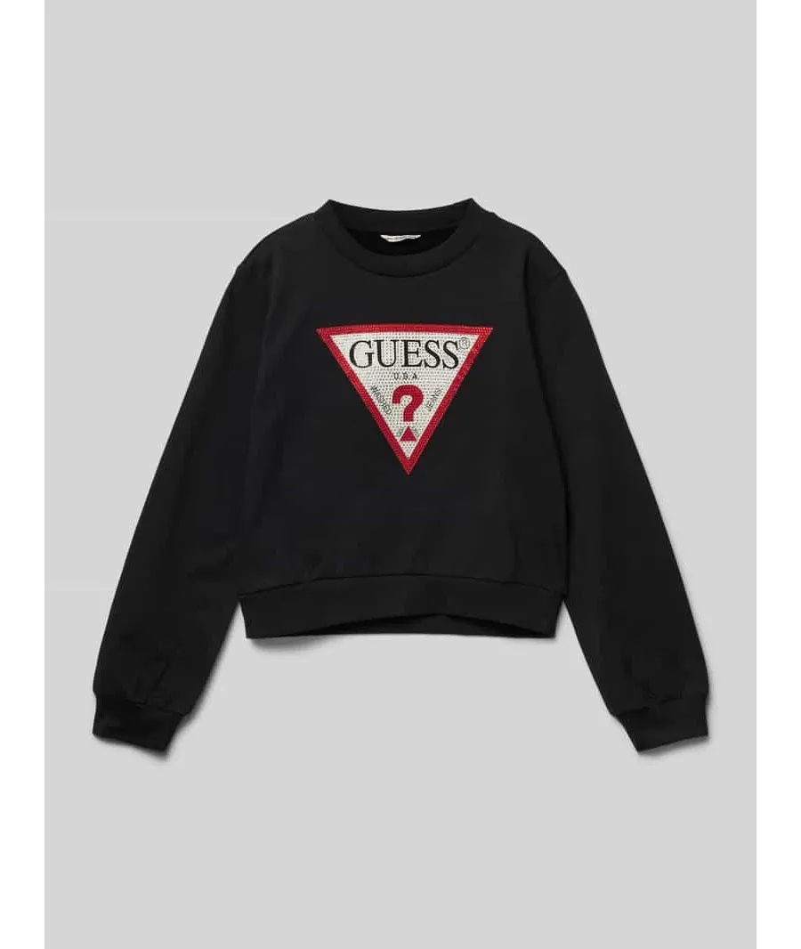 obrazek 1 Guess Bluza J4YQ22 KA6R3 Czarny Classic Fit