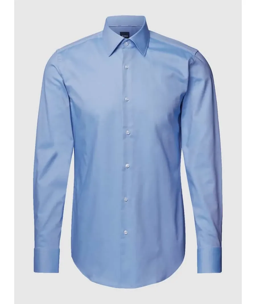 obrazek 1 Koszula biznesowa o kroju slim fit z diagonalu
