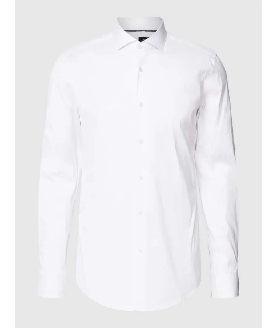 obrazek 1 Koszula biznesowa o kroju slim fit z dodatkiem streczu model ‘Hank Hai’
