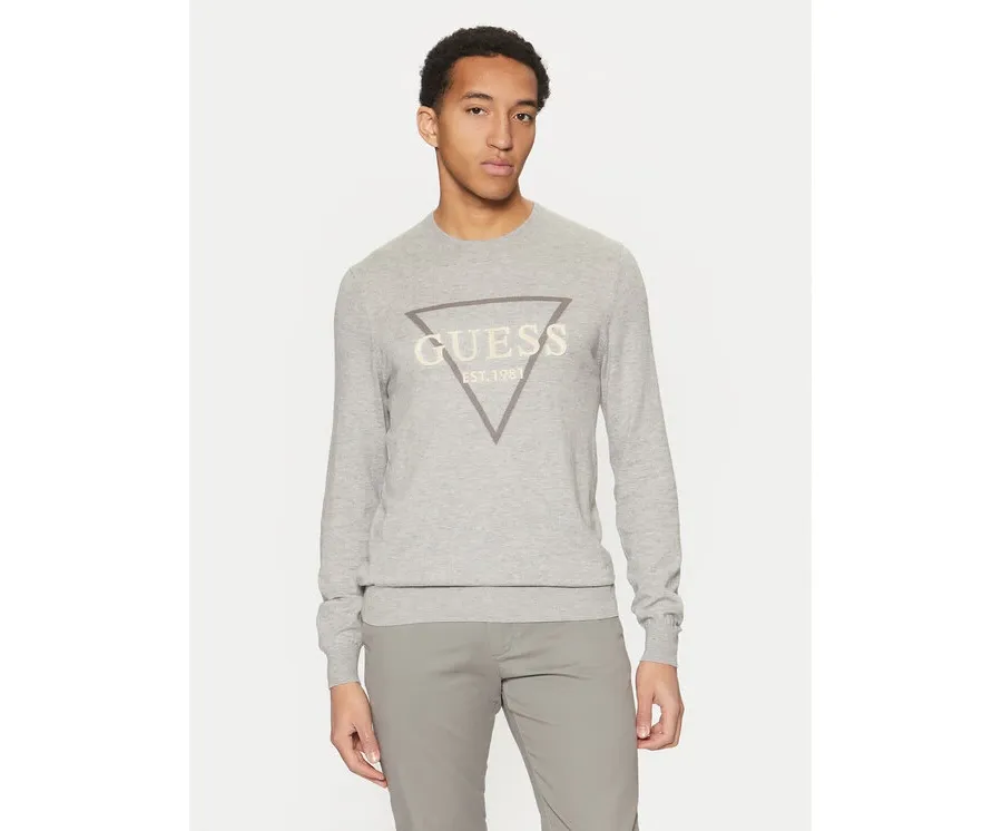 obrazek 1 Guess Sweter M5RR02 Z3KI1 Szary Regular Fit