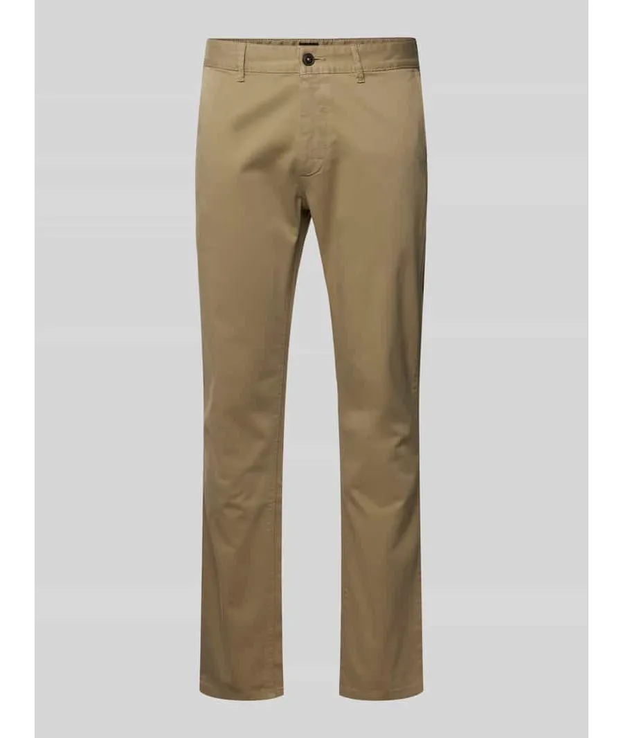 obrazek 1 Chinosy o kroju slim fit z wpuszczanymi kieszeniami w stylu francuskim