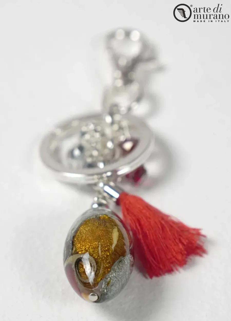 obrazek 1 Szykowny brelok na klucze ze szkła Murnao i 24karatowym złotem