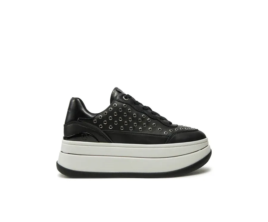 obrazek 1 MICHAEL Michael Kors Sneakersy Hayes Lace Up 43R5HAFS1L Czarny