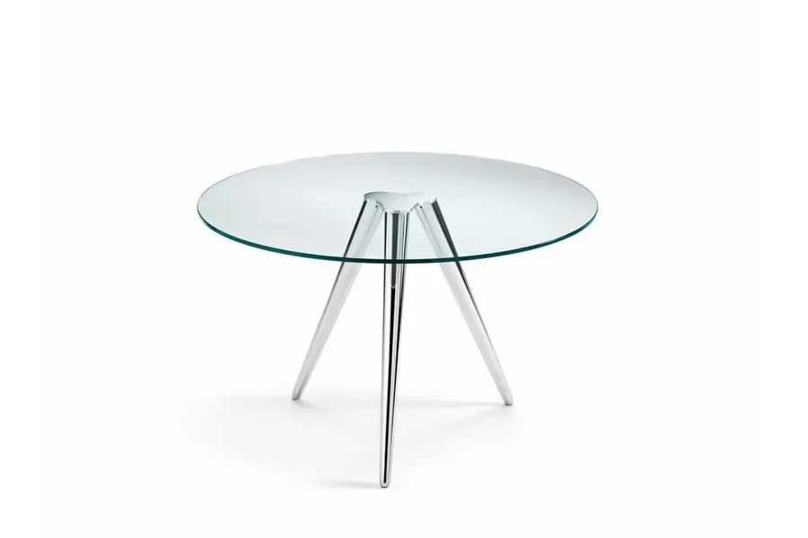 obrazek 5 Solidny, wysoki szklany stół - Tonelli Design