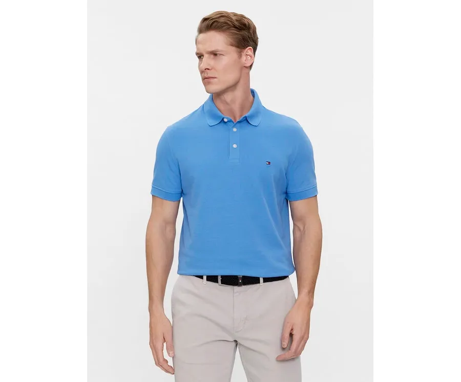 obrazek 1 Tommy Hilfiger Polo 1985 MW0MW17771 Niebieski Slim Fit