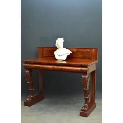 Zdjęcie Mahoniowy stół przedpokojowy William IV z 1835 roku - odrestaurowany antyk