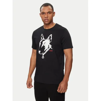 Zdjęcie Hugo T-Shirt Dammock 50504916 Czarny Regular Fit HUGO