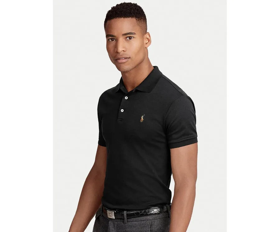 obrazek 1 Polo Ralph Lauren Polo Ssl-Knt 710685514002 Czarny Slim Fit