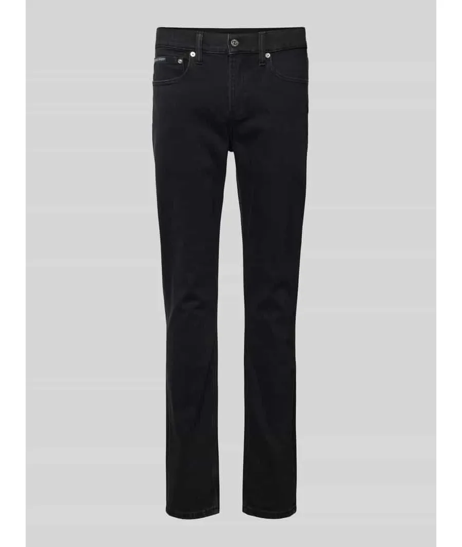 obrazek 1 Jeansy o kroju slim fit z detalem z logo