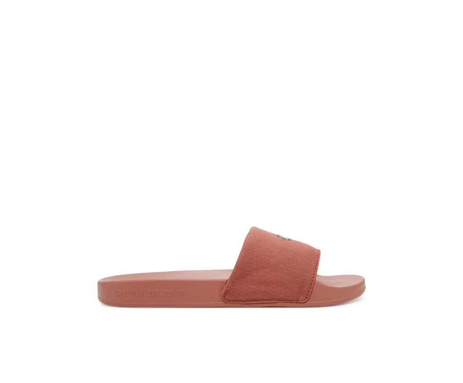 obrazek 1 Calvin Klein Jeans Klapki Slide Monogram Hardware YW0YW01713 Koralowy
