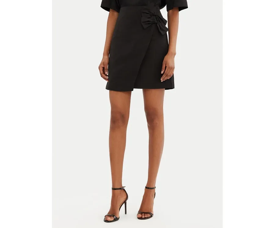 obrazek 1 Bruuns Bazaar Spódnica mini Reginae BBW4394 Czarny Slim Fit