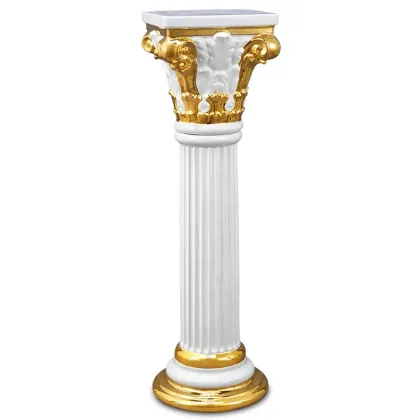 Picture Classic pedestals decorated with gold and platinum