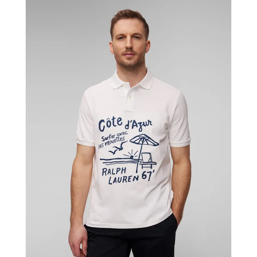 obrazek 1 Białe Polo Męskie Polo Ralph Lauren