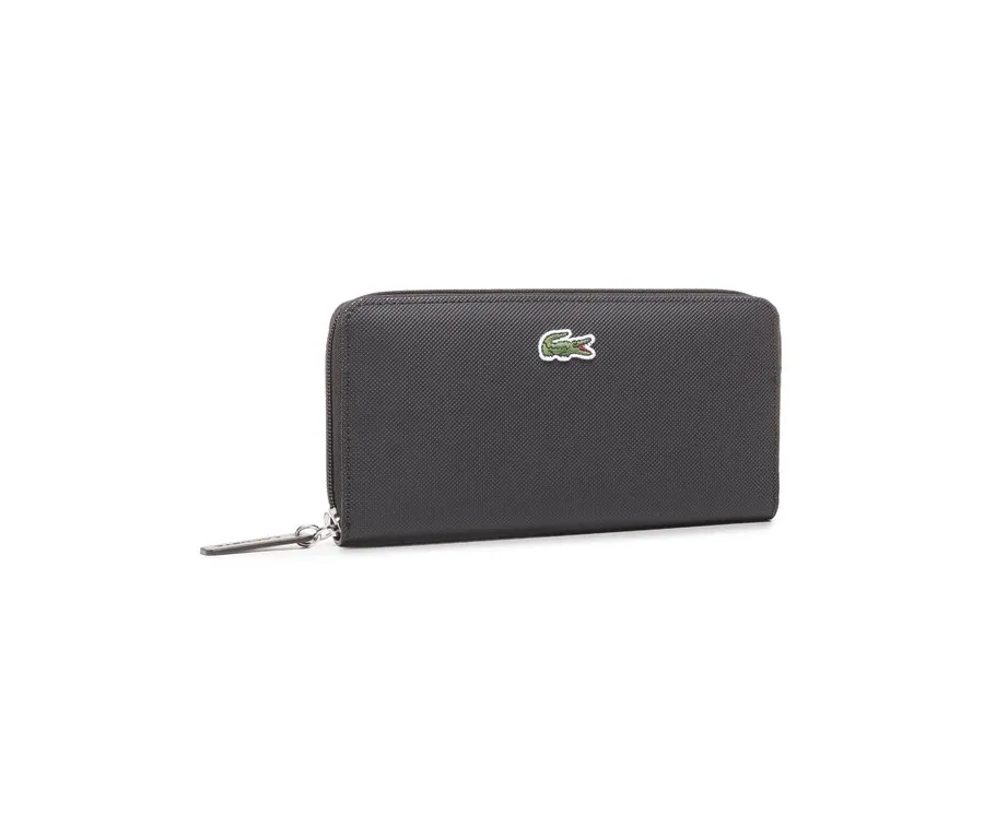 obrazek 1 Lacoste Duży Portfel Damski L Zip Wallet NF2900PO Czarny