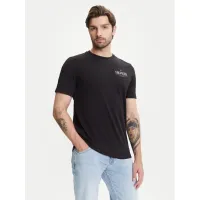 Zdjęcie Tommy Hilfiger T-Shirt Stack MW0MW39355 Czarny Regular Fit