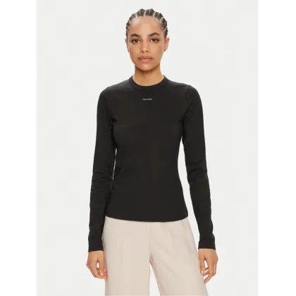 Zdjęcie Calvin Klein Bluzka Nano Logo K20K207572 Czarny Regular Fit