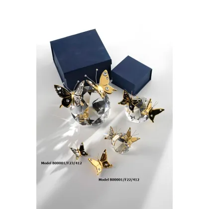 Zdjęcie Piękne motyle z ceramiki do apartamentu