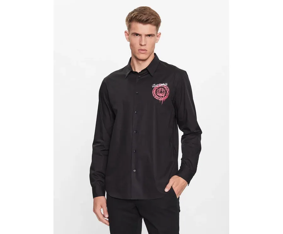 obrazek 1 Just Cavalli Koszula 75OALYS1 Czarny Regular Fit