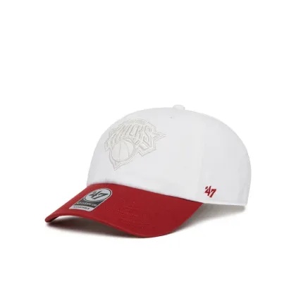 Zdjęcie 47 Brand Czapka z daszkiem NBA New York Knicks '47 x Tommy Hilfiger Courtside '47 Clean Up THCCU175GWL Biały