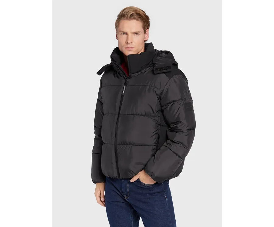 obrazek 1 Calvin Klein Kurtka zimowa Mix Media Quilt K10K110329 Czarny Regular Fit