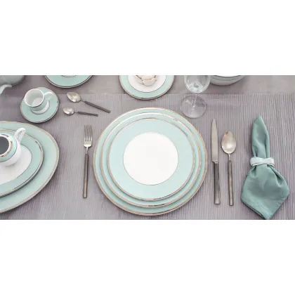 Zdjęcie Elegancka porcelanowa zastawa stołowa dla 12 osobowej rodziny - Porcel