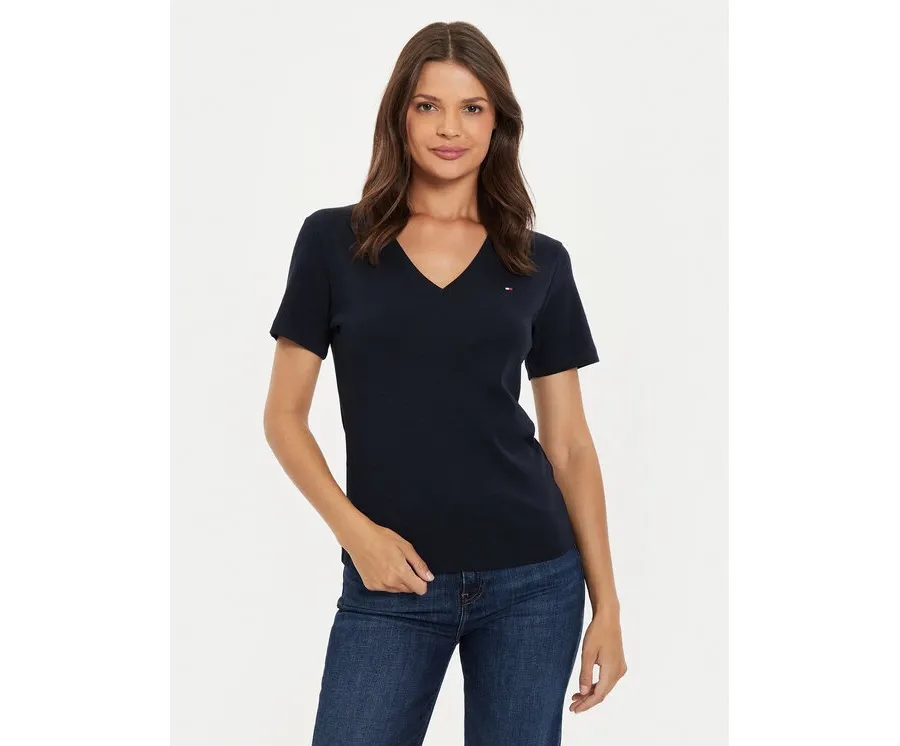 obrazek 1 Tommy Hilfiger T-Shirt New Cody WW0WW40584 Granatowy Slim Fit