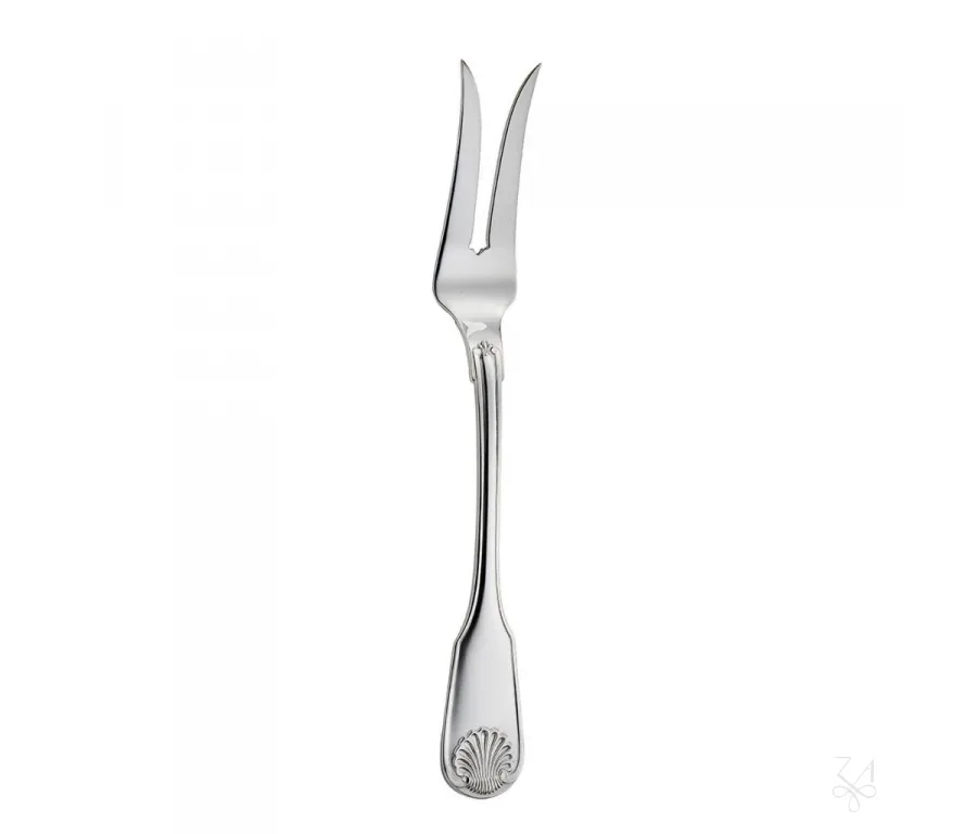 obrazek 1 Elegancki srebrny widelec do pieczenia - Zaramella Argenti