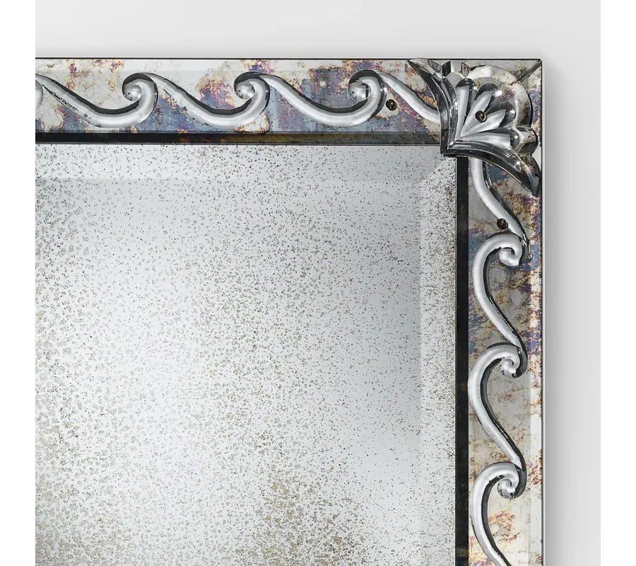 obrazek 2 Postarzane lustro w stylu art déco Tiziano 99007 dekoracyjne