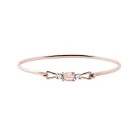 Zdjęcie Bransoletka z różowego złota z morganitem i diamentami KLENOTA