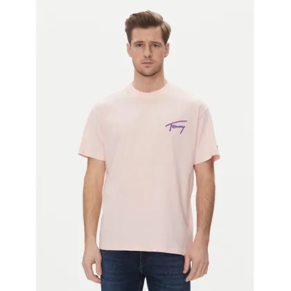 Zdjęcie Tommy Jeans T-Shirt Faded Graphic DM0DM20768 Różowy Relaxed Fit
